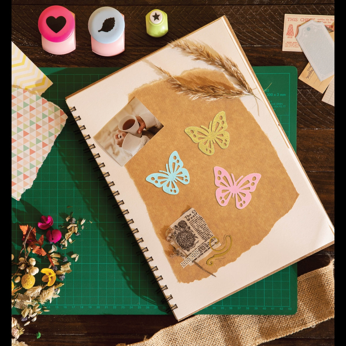 Unwynd Butterfly Felt Stickers - Pack of 50