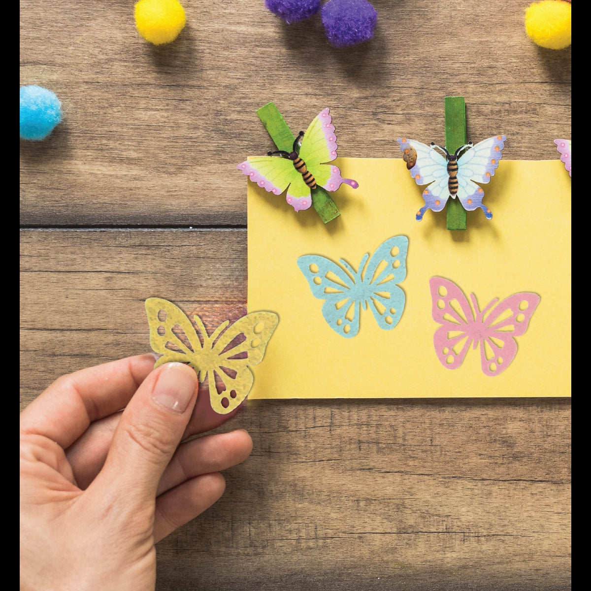 Unwynd Butterfly Felt Stickers - Pack of 50