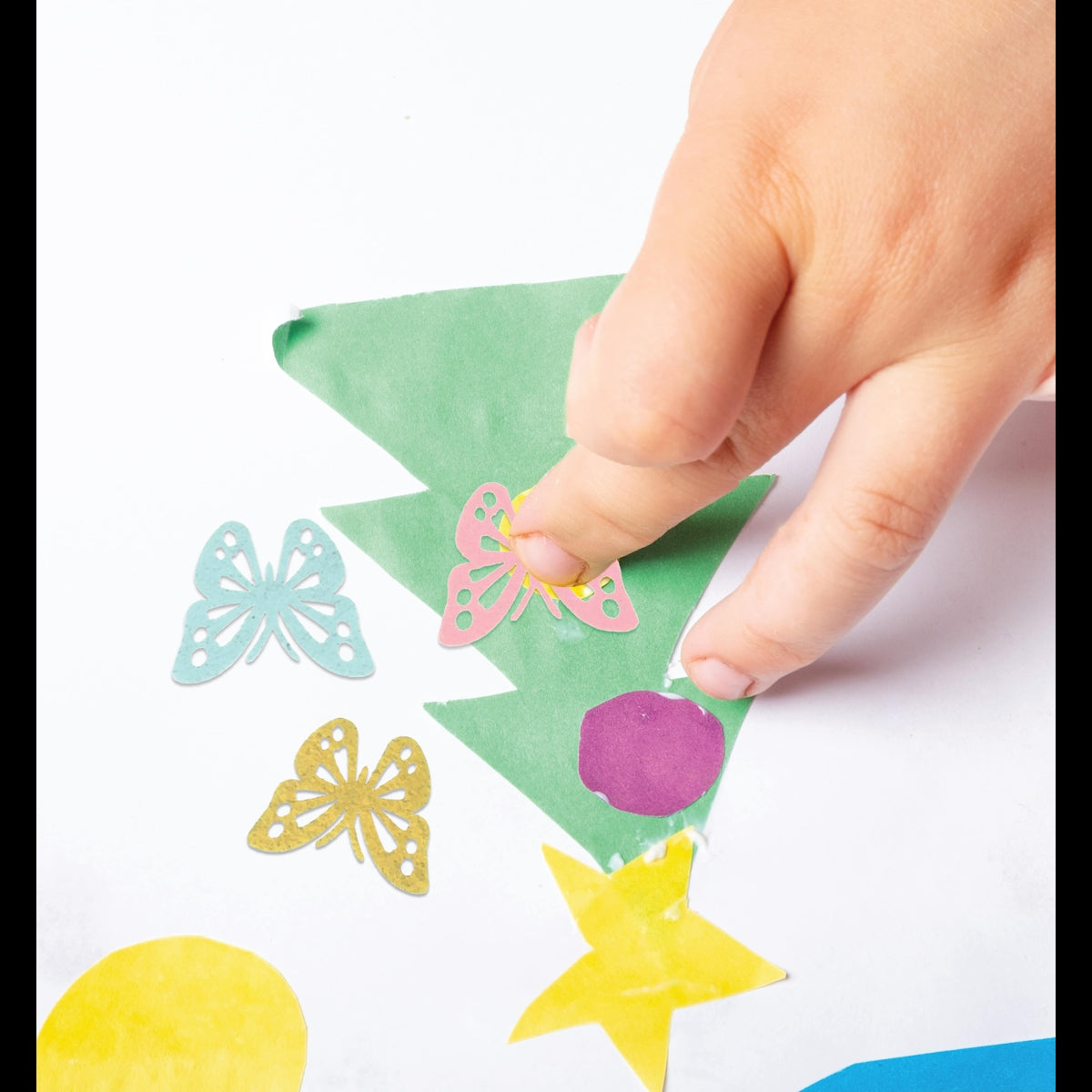 Unwynd Butterfly Felt Stickers - Pack of 50