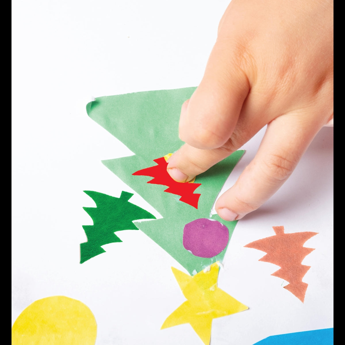 Unwynd Christmas Tree Felt Stickers - Pack of 40