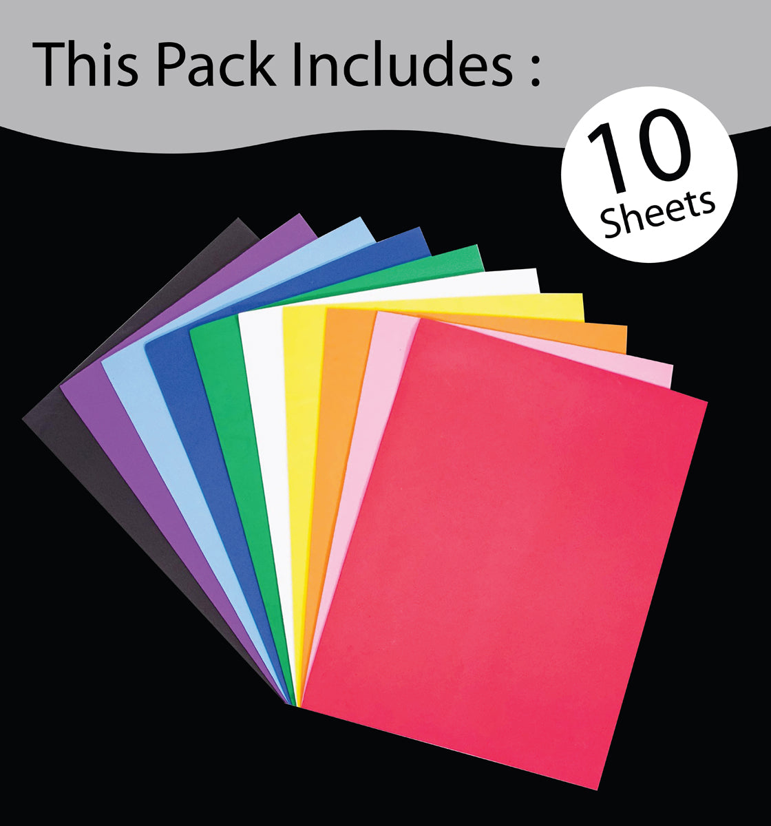 Unwynd Eva Foam Sheets - Pack of 10