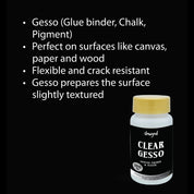 Unwynd Artist Gesso 100ml Clear