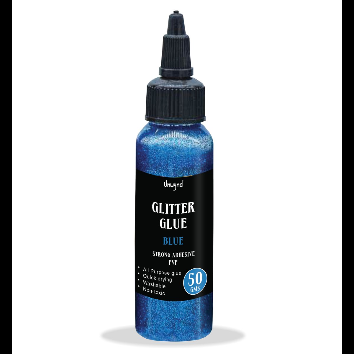 Unwynd Glitter Glue Blue - 50gms