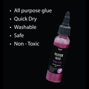 Unwynd Glitter Glue Dark Pink - 50gms