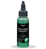 Unwynd Glitter Glue - Extra Sparkle- Green - 50gms