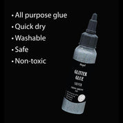 Unwynd Glitter Glue - Extra Sparkle- Silver - 50gms