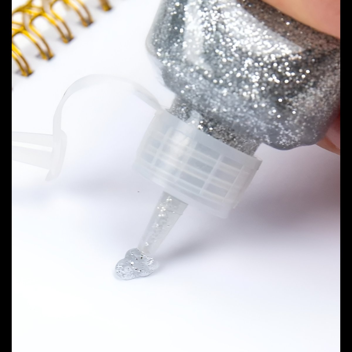 Unwynd Glitter Glue - Extra Sparkle- Silver - 50gms