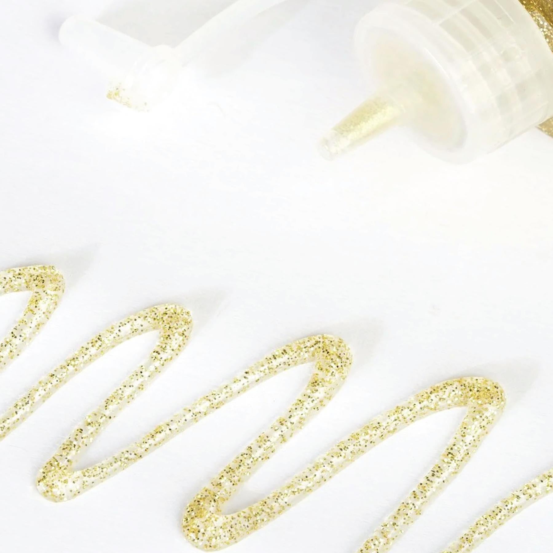 Unwynd Glitter Glue - Extra Sparkle- Clear Green - 50gms