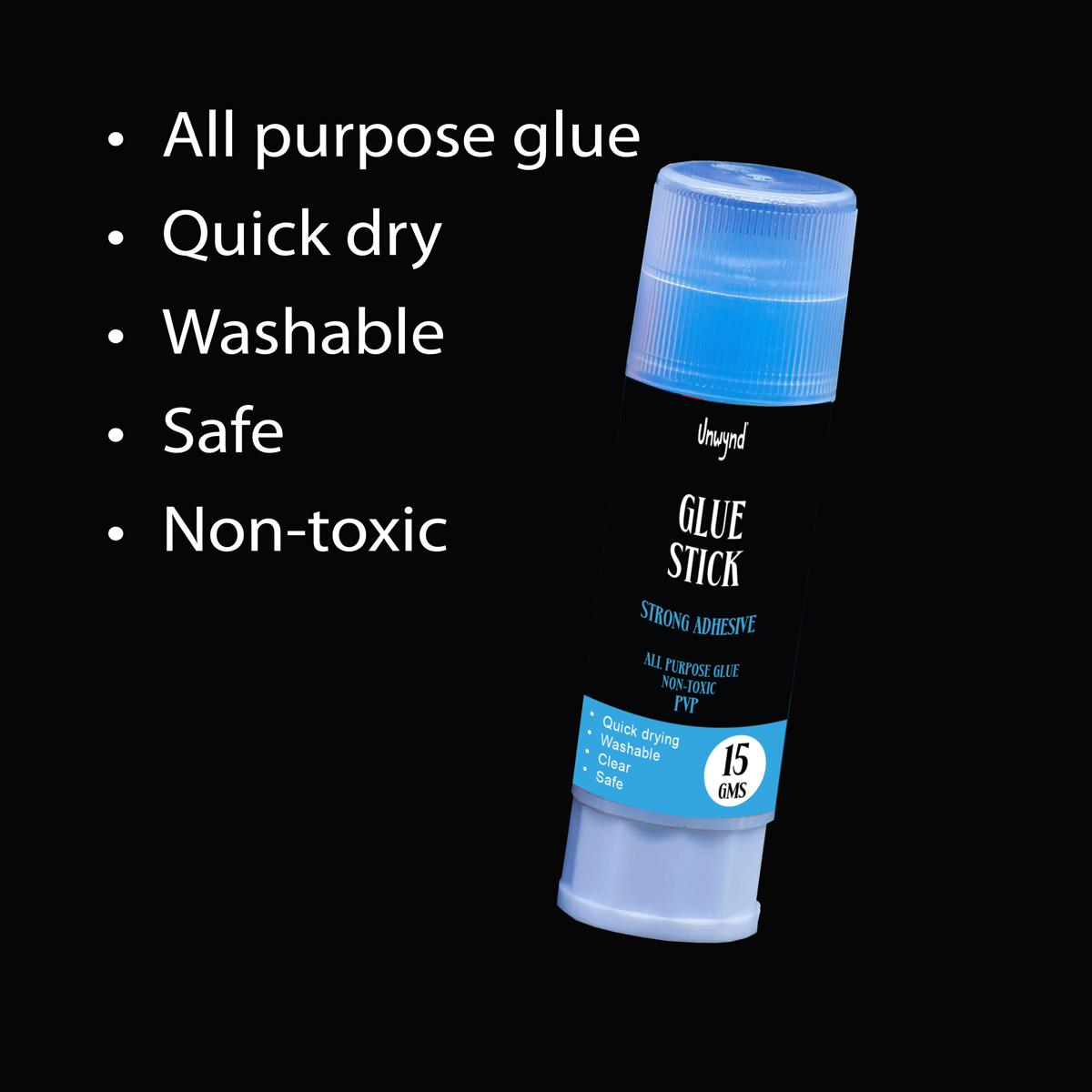 Unwynd Color Glue Stick Blue - 15gms