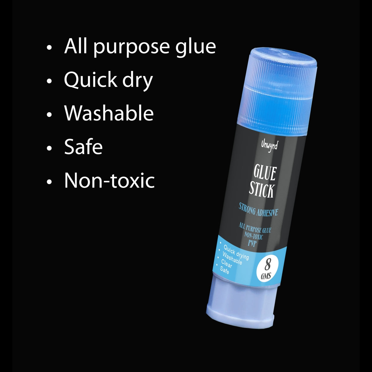 Unwynd Color Glue Stick Blue - 8gms