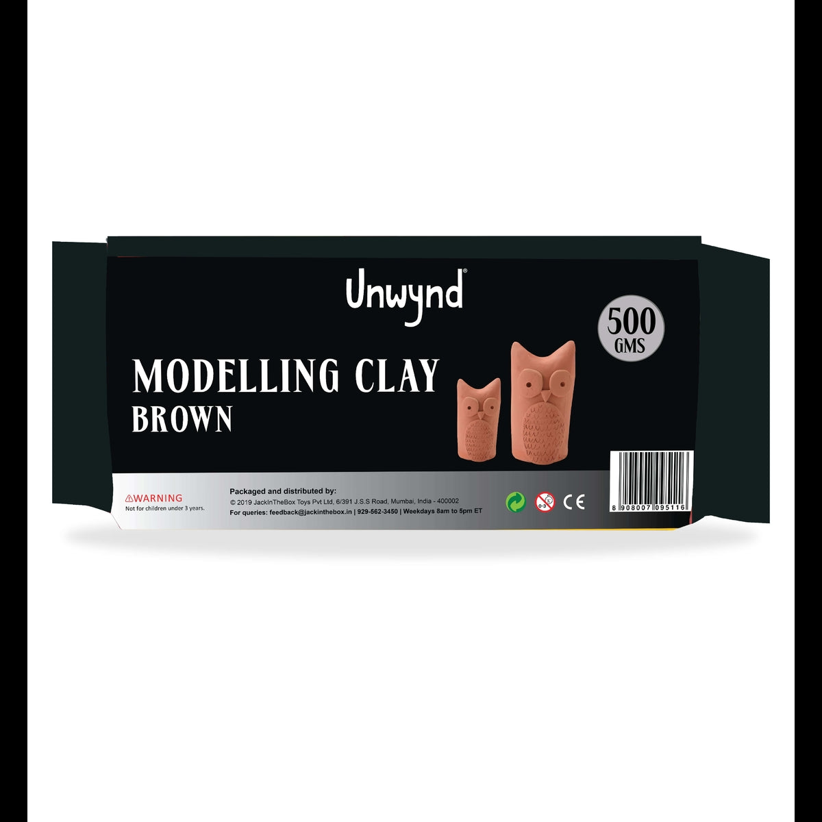 Unwynd Modelling Clay Brown - 500gms