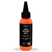 Unwynd Neon Glitter Glue - Orange - 70ml