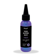 Unwynd Neon Glitter Glue- Purple - 70ml