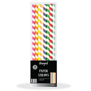 Unwynd Colourful Paper Straws - Pack of 50