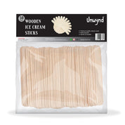 Unwynd Ice Cream Sticks Natural - Pack of 50