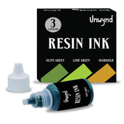 Unwynd Resin Ink - Set of 3 Fuschia Pink/Dark Red/Midnight