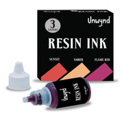 Unwynd Resin Ink - Set of 3 - Sunset Amber Flame Red