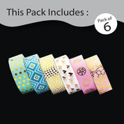 Unwynd Washi Tape - Pack of 6