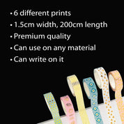 Unwynd Washi Tape - Pack of 6