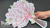 Poke Art Cherry Blossom Flower Bouquet